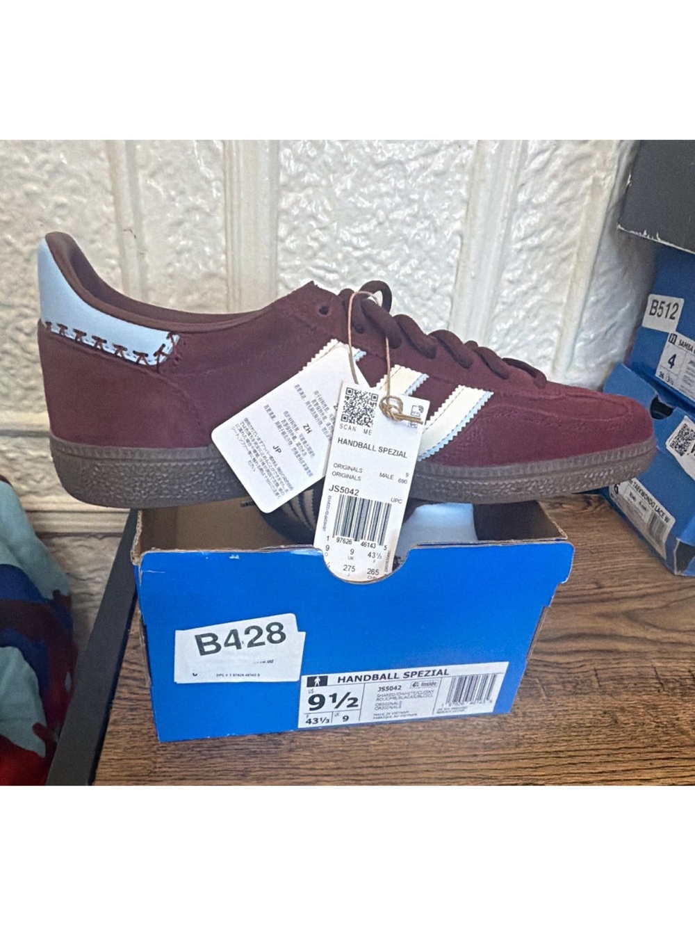 adidas Handball Spezial Men’s Sneaker - Burgundy White